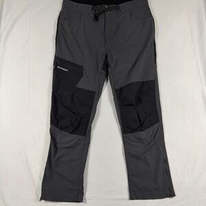 Karrimor Elite Hiking Pants Nylon Stretch Techwear Trousers 3XL Grey Black Mens